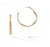 Marrakech Hoop Earrings in 18k Yellow Gold Small - Orsini Jewellers NZ