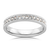 Womens Medium Milgrain Patterned Diamond Wedding Ring in Platinum - Orsini Jewellers
