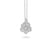 Monoi Pendant in 18k White Gold with Diamonds - Orsini Jewellers NZ