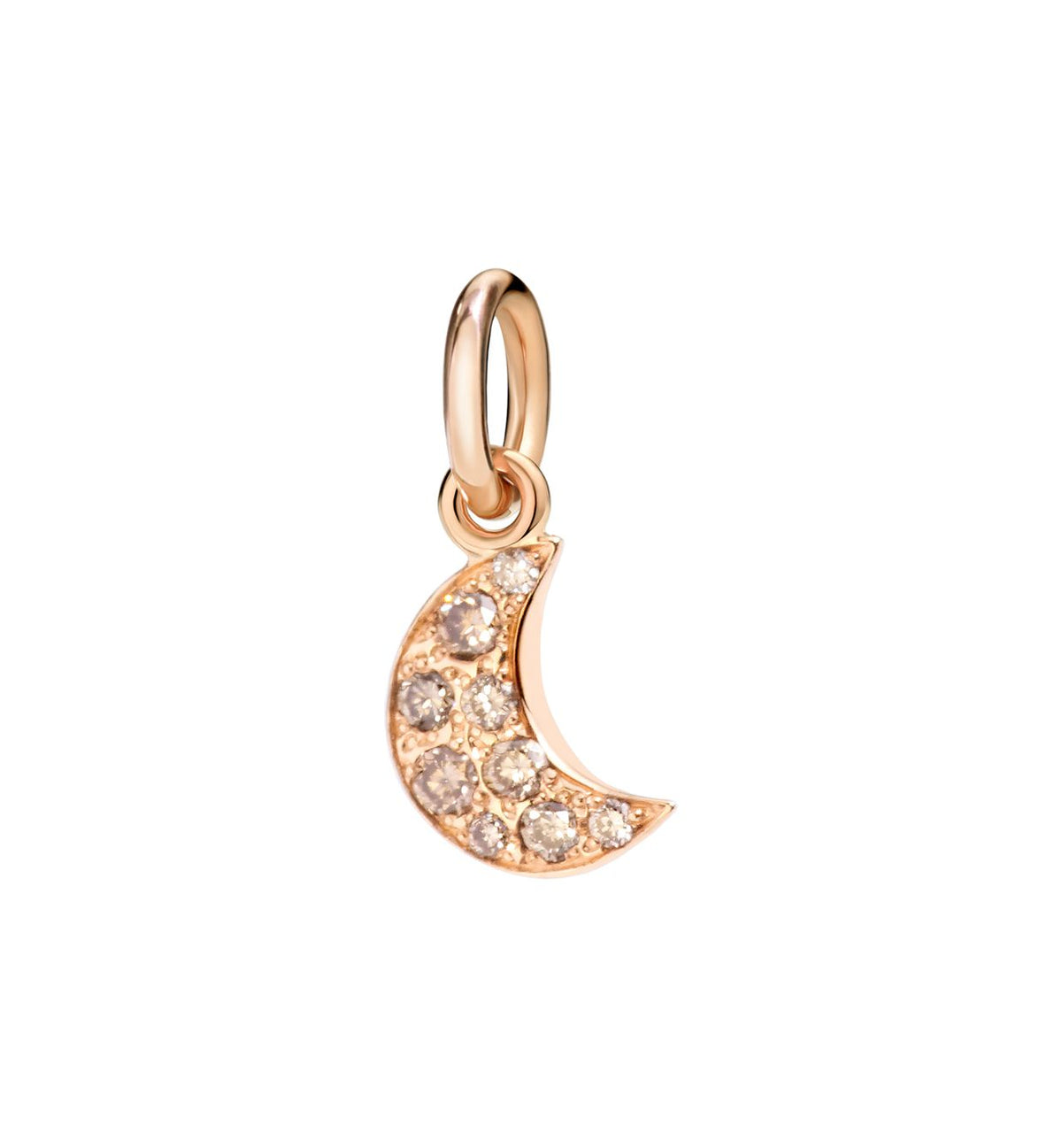 DoDo Moon in 9k Rose Gold with Brown Diamonds - Orsini Jewellers NZ