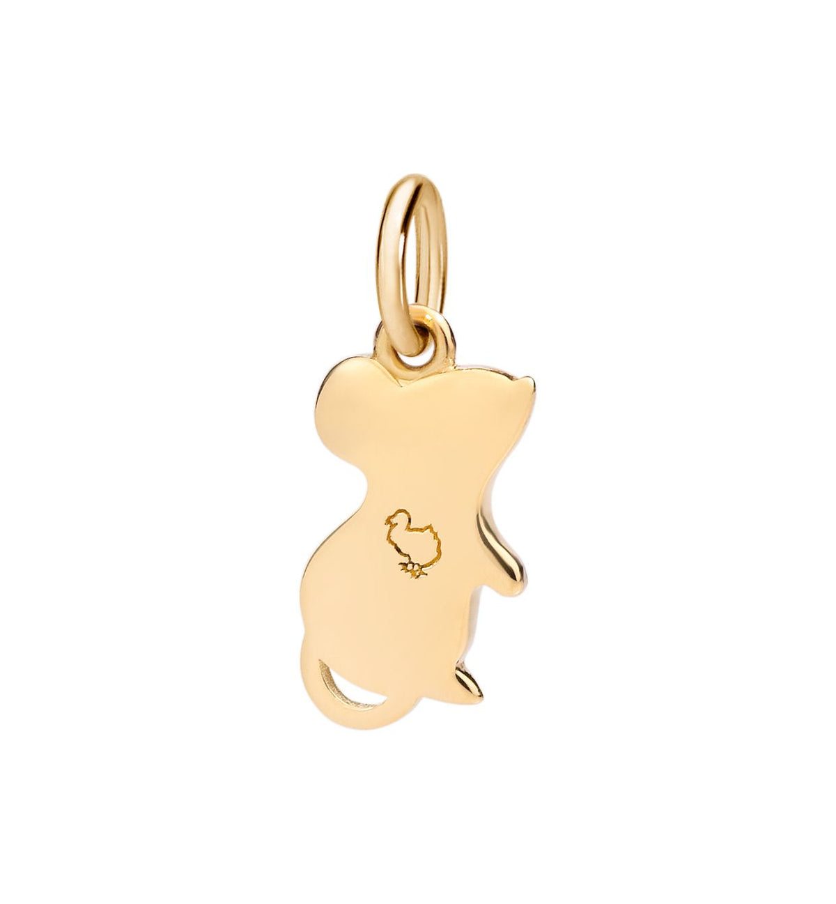 DoDo Mouse in 18k Yellow Gold and Red Enamel - Orsini Jewellers NZ