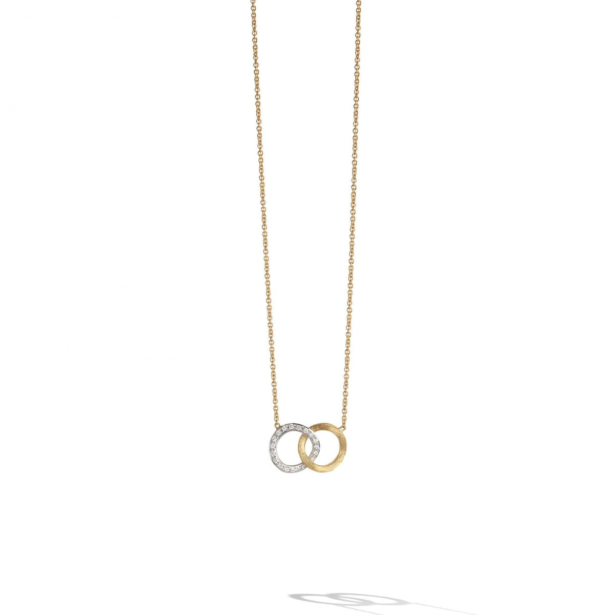 Jaipur Delicati Necklace in 18k Yellow Gold, White Gold with Diamonds - Orsini Jewellers NZ