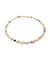 Jaipur Colour Necklace in 18k Yellow Gold with Gemstones Short - Orsini Jewellers NZ