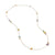 Jaipur Light Colour Necklace in 18k Yellow Gold with Mixed Gemstones Long - Orsini Jewellers NZ