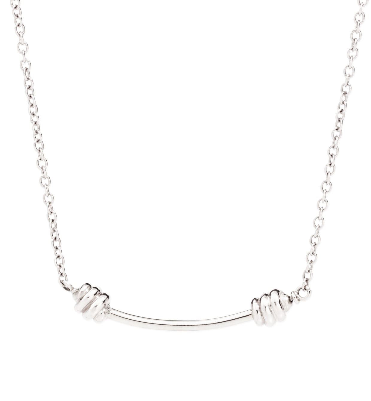 DoDo Nodo Knot Necklace in Silver - Orsini Jewellers NZ