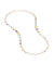 Paradise Necklace in 18k Yellow Gold with Gemstones Double Wave - Orsini Jewellers NZ