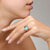 Nudo Maxi Ring in 18k Rose Gold and White Gold with Sky Blue Topaz - Orsini Jewellers NZ