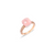 Pomellato Nudo Classic Ring 18k Gold Rose Quartz, Chalcedony & Brown Diamonds - Orsini Jewellers