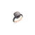 Nudo Maxi Ring in 18k Rose Gold and Titanium with Obsidian and Black Diamonds - Orsini Jewellers NZ