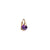 M'ama non M'ama Earrings in 18k Rose Gold with Chabochon Amethyst - Orsini Jewellers NZ