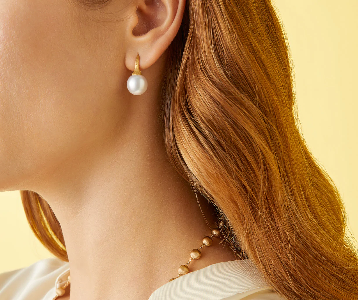 Marco Bicego Africa Earrings Pearl 18k Gold - Orsini Jewellers