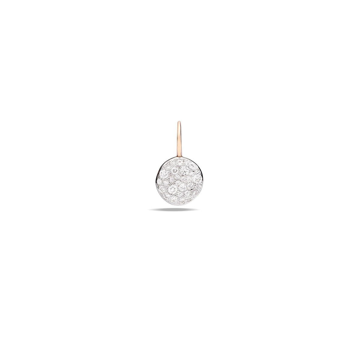 Sabbia Earrings in 18k Rose Gold with Pave Diamonds - Orsini Jewellers NZ