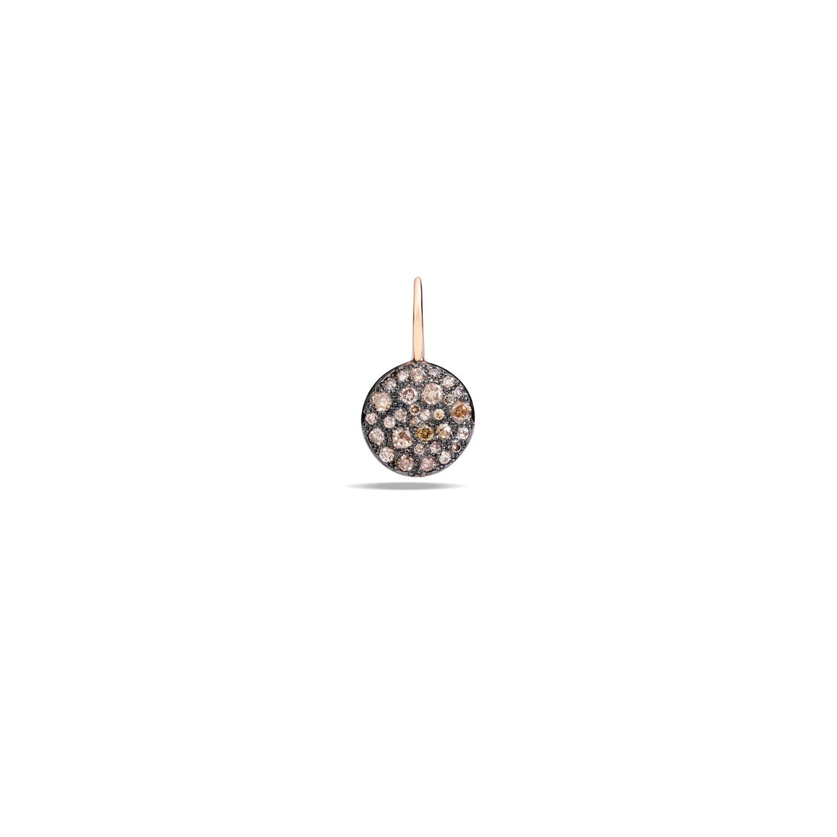 Sabbia Earrings in 18k Rose Gold with Brown Diamonds - Orsini Jewellers NZ