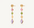 Yellow gold and mixed gemstone Marco Bicego Africa earrings 
