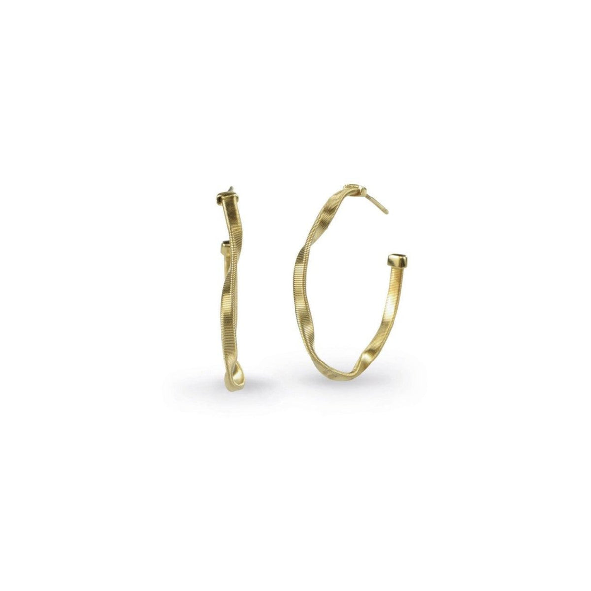 Marrakech Hoop Earrings in 18k Yellow Gold Small - Orsini Jewellers NZ