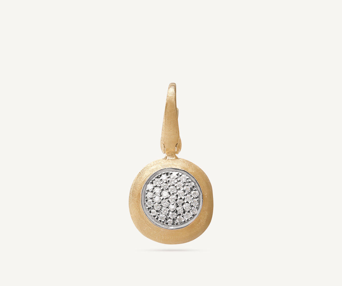 Yellow gold with diamonds pendant Jaipur collection 