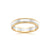 White and Yellow Gold Classic Wedding Ring - Orsini Jewellers