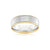 Parallel Grain with Yellow Gold Edge Wedding Ring - Orsini Jewellers