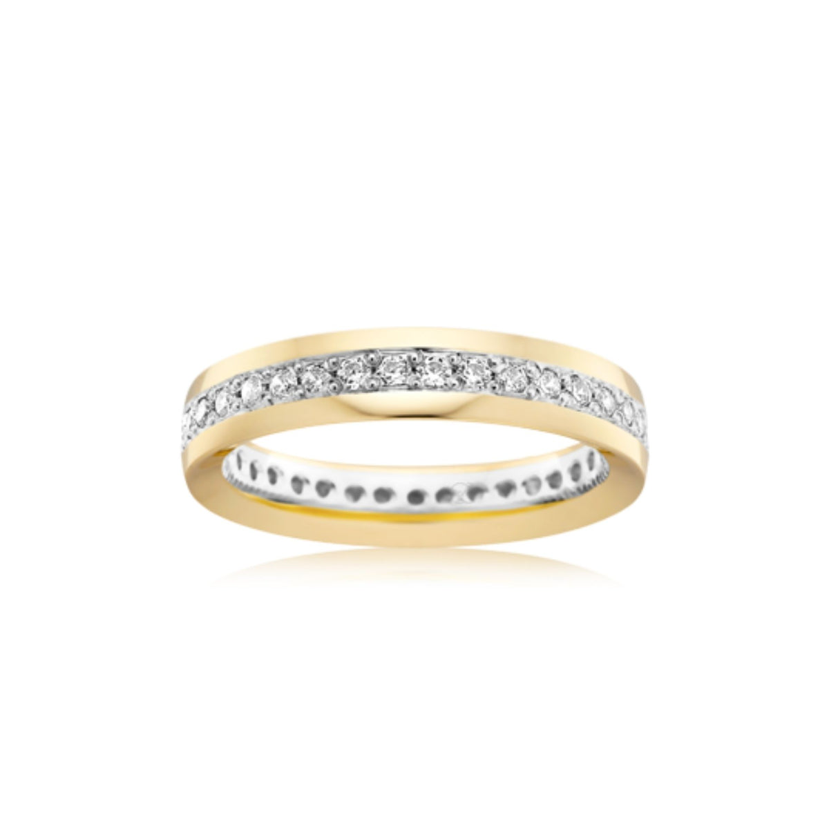 Two-Tone Diamond Eternity Ring - Orsini Jewellers