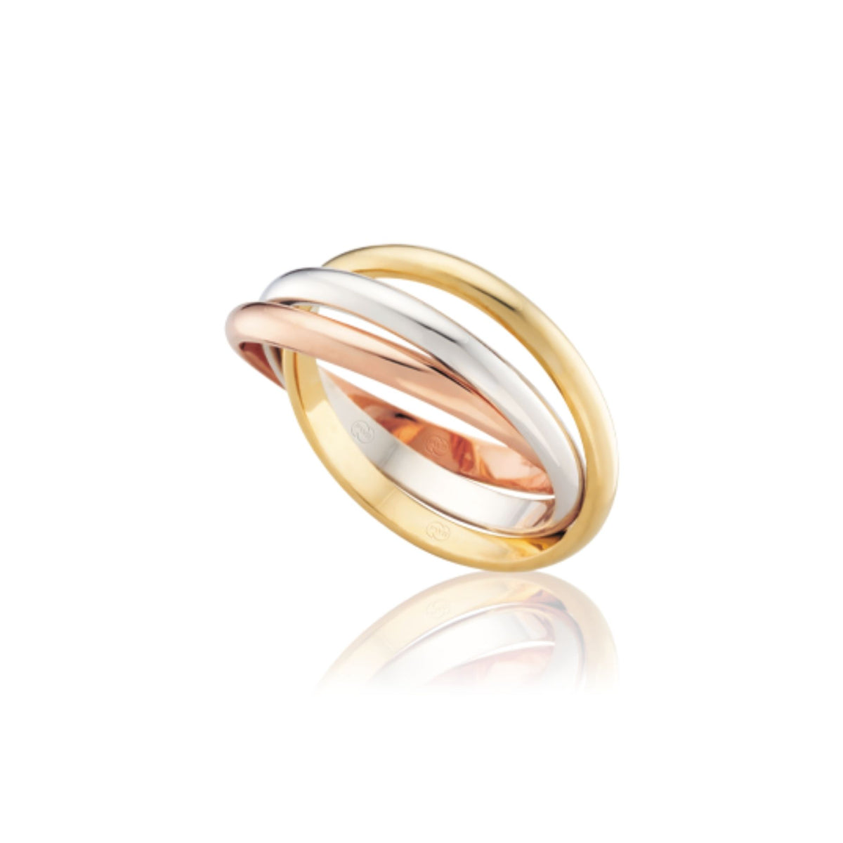 Russian Three-Tone Wedding Ring - Orsini Jewellers