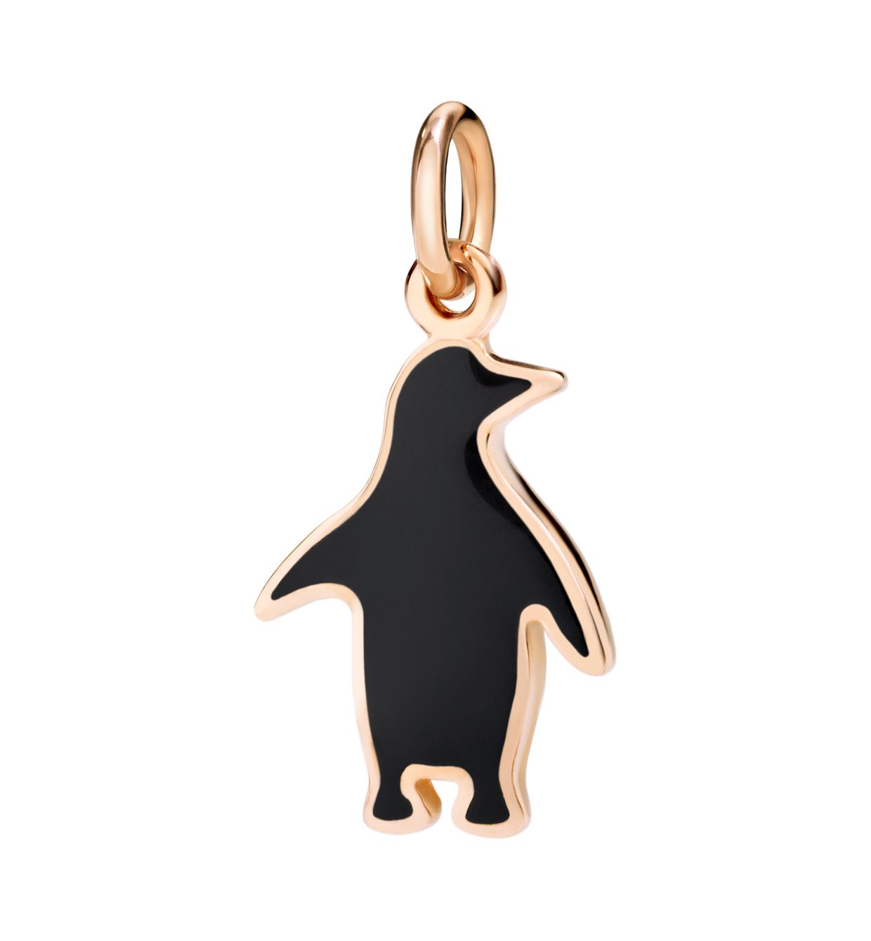 DoDo Penguin in 9kt Rose Gold with Black Enamel - Orsini Jewellers NZ