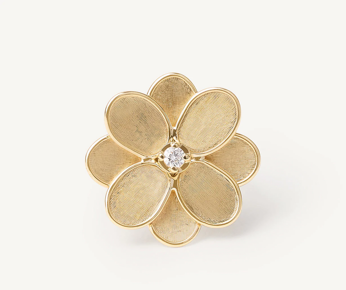 Marco Bicego Petali 18k Gold Diamond Ring Small - Orsini Jewellers