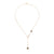 Pomellato Sabbia Lariat in 18k Rose Gold with White, Brown and Black Diamonds - Orsini Jewellers NZ