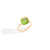 Nudo Gelè Ring in 18k Rose and White Gold with Lemon Quartz and Chrysoprase - Orsini Jewellers NZ