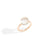 Nudo Gelè Ring in 18k Rose and White Gold with White Quartz and Mother of Pearl - Orsini Jewellers NZ