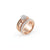 Al Coro Palladio Ring in 18k Rose Gold and White Gold with 146 Diamonds - Orsini Jewellers NZ