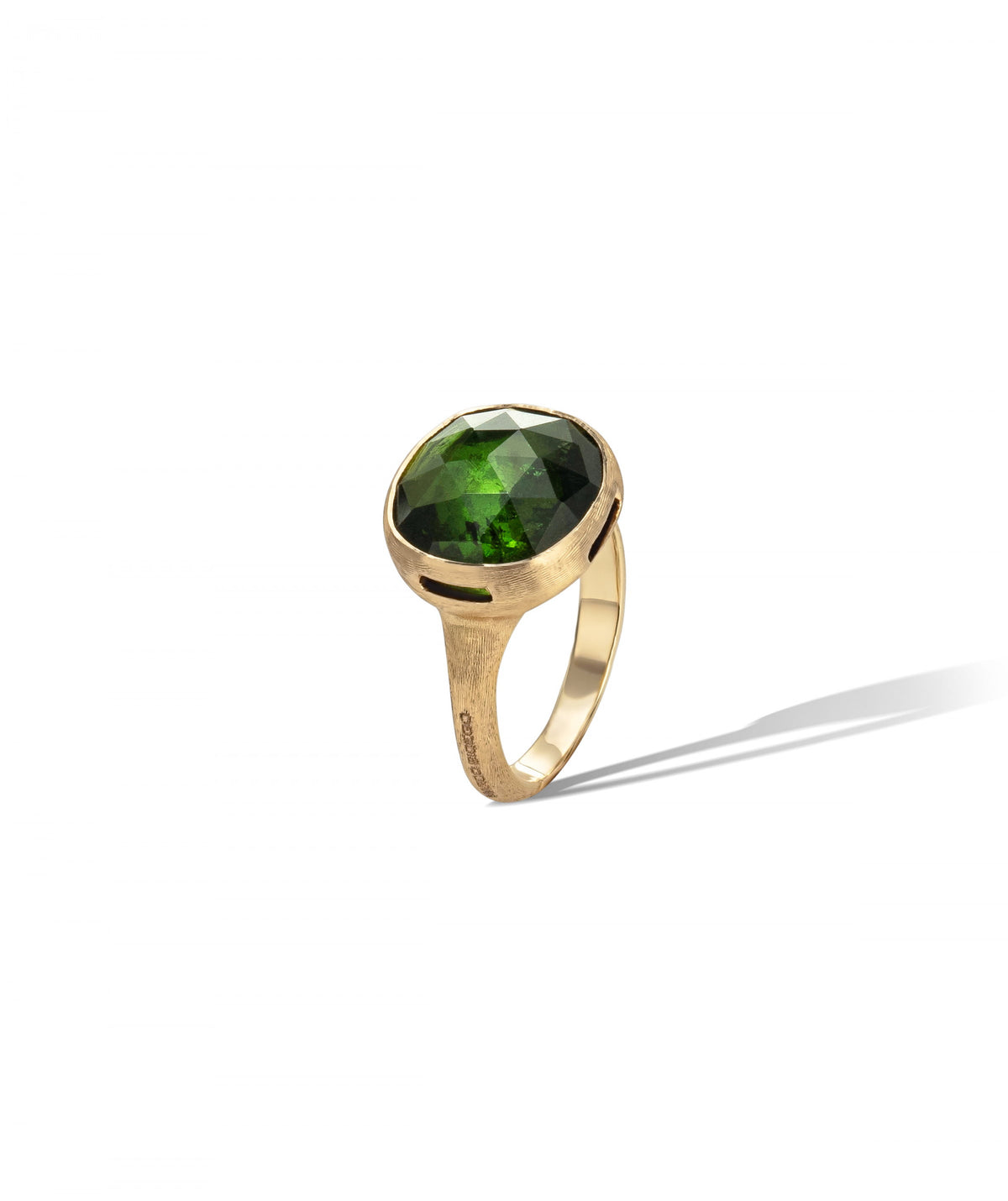 Jaipur Colour Ring in 18k Yellow Gold with Green Tourmaline Large - Orsini Jewellers NZ