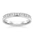Women's Small White Gold Bead Set Diamond Wedding Ring - Orsini Jewellers