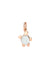 DoDo Charm TURTLE Rose Gold Green Pearl Enamel - Orsini Jewellers