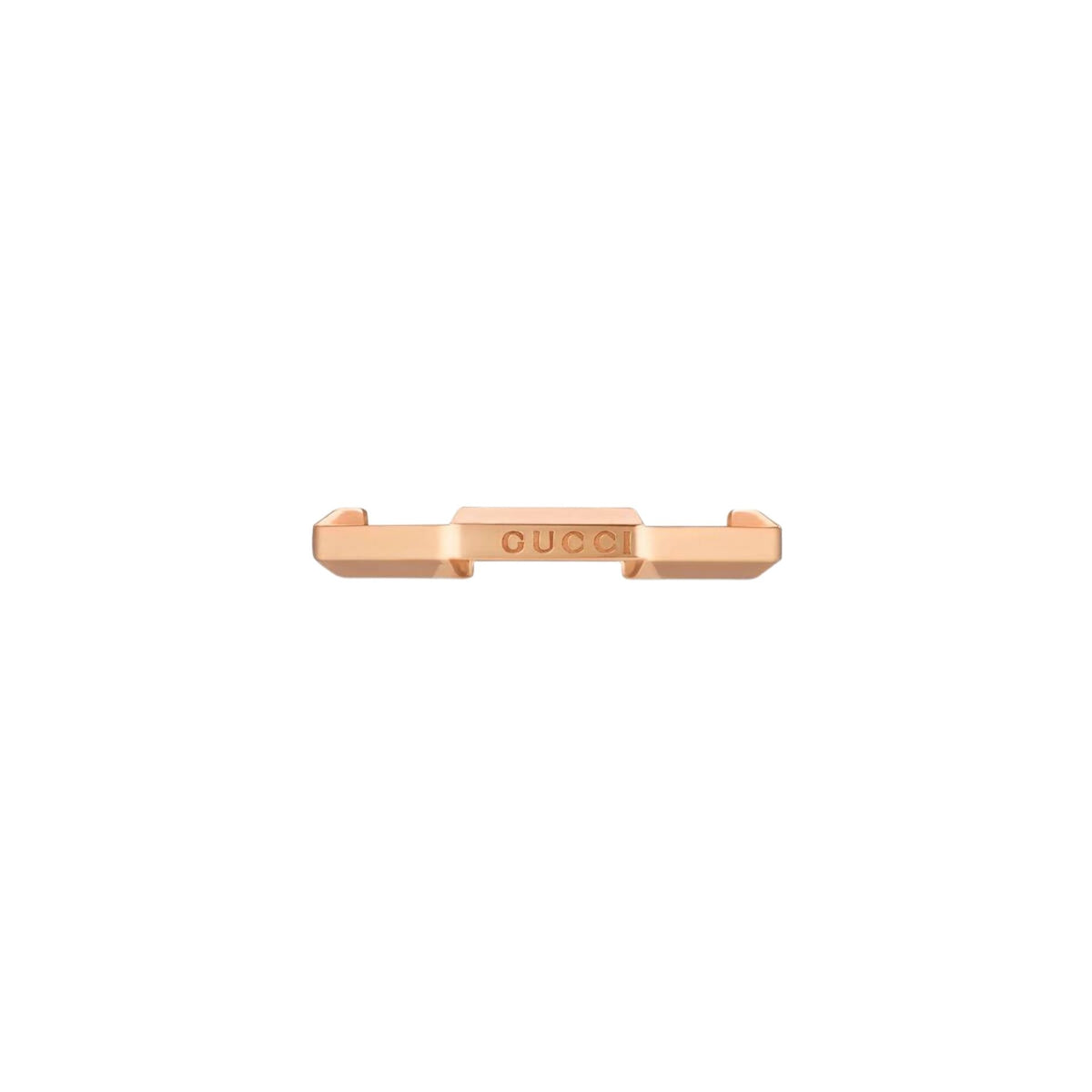 Gucci Link to Love Ring in 18k Rose Gold (3mm) - Orsini Jewellers NZ