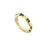 Gucci Link to Love Ring in 18k Yellow Gold & Green Tourmaline - Orsini Jewellers NZ
