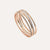 Al Coro Serenata Bangle Brown and White Diamonds 18k Gold - Orsini Jewellers
