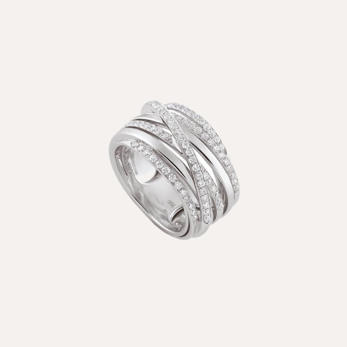 Al Coro Serenata Ring Diamonds 18k Gold - Orsini Jewellers