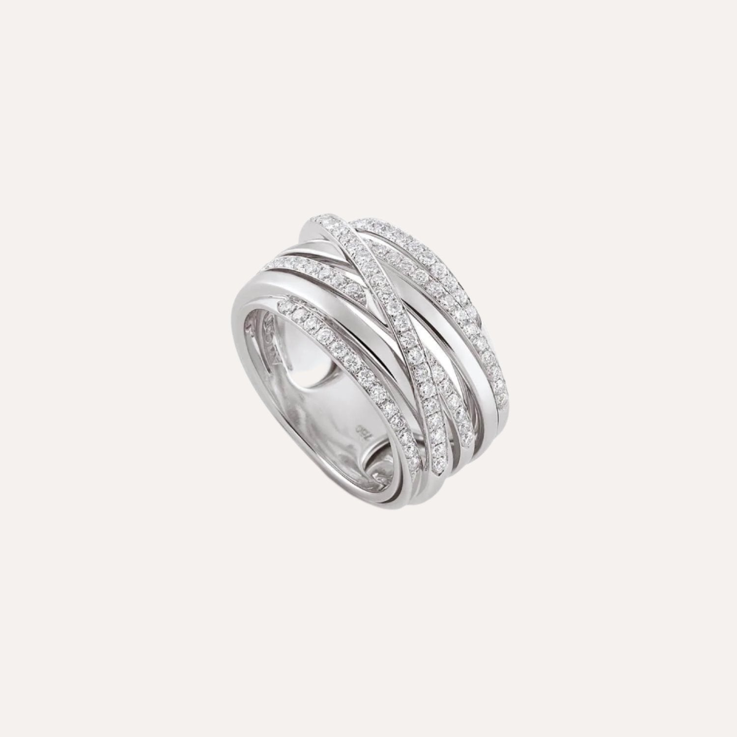 Al Coro Serenata Ring Diamonds 18k Gold - Orsini Jewellers