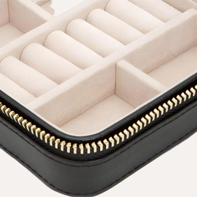 Caroline Black Coloured Travel Case - Orsini Jewellers