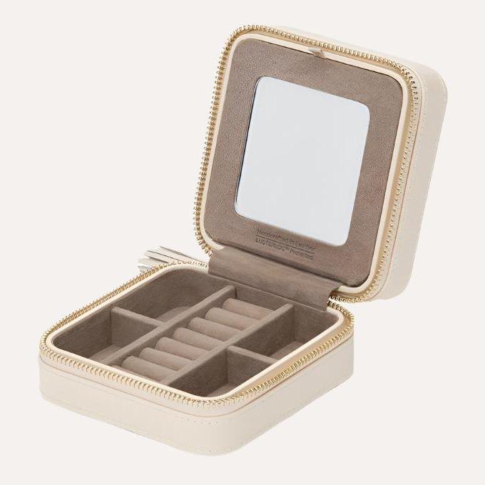 Caroline Ivory Coloured Travel Case - Orsini Jewellers