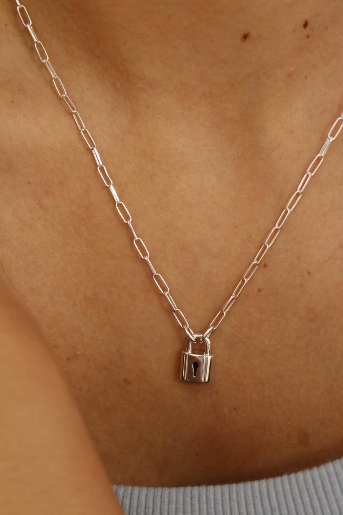 DoDo Necklace LOCK Silver - Orsini Jewellers