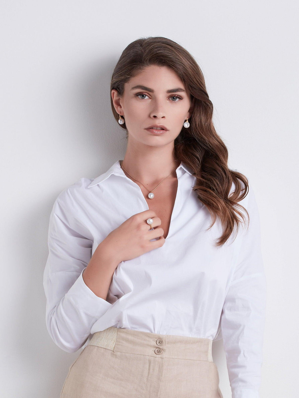 Marco Bicego Africa Earrings Pearl 18k Gold - Orsini Jewellers