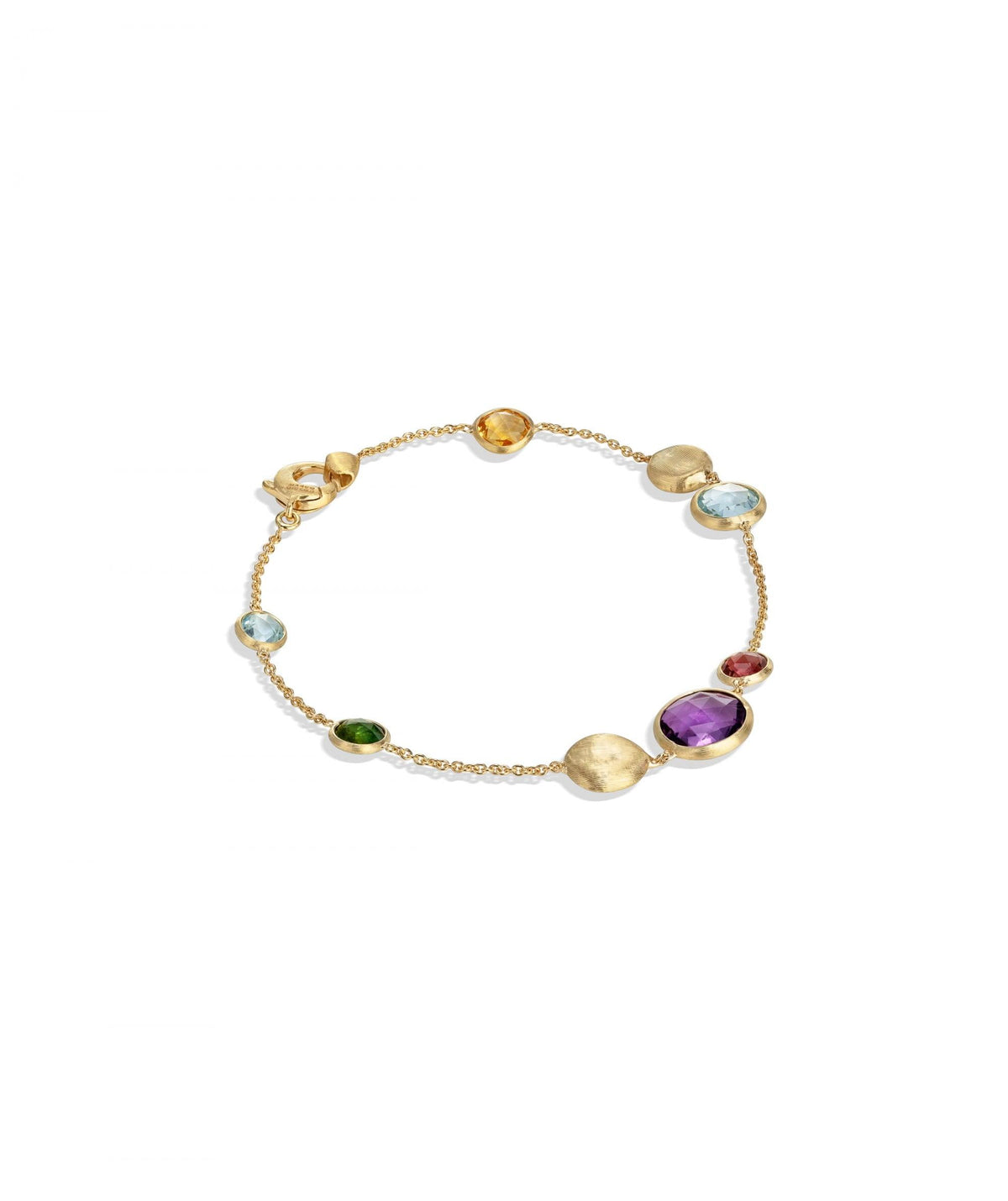 Marco Bicego Jaipur 18k Gold Gemstone Bracelet Multi Coloured - Orsini Jewellers
