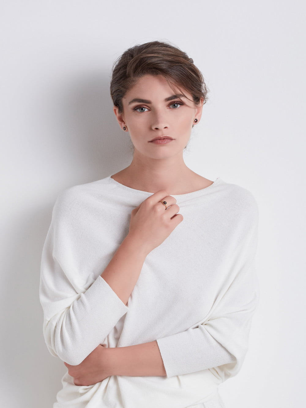 Marco Bicego Jaipur 18k Gold Red Garnet Earrings - Orsini Jewellers