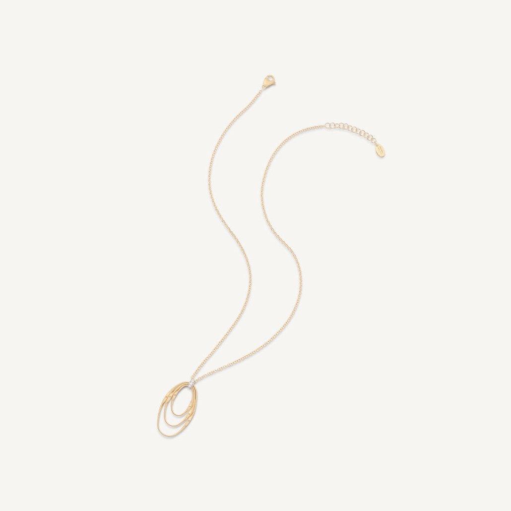 Marco Bicego Marrakech Onde 18k Gold Diamond Necklace - Orsini Jewellers