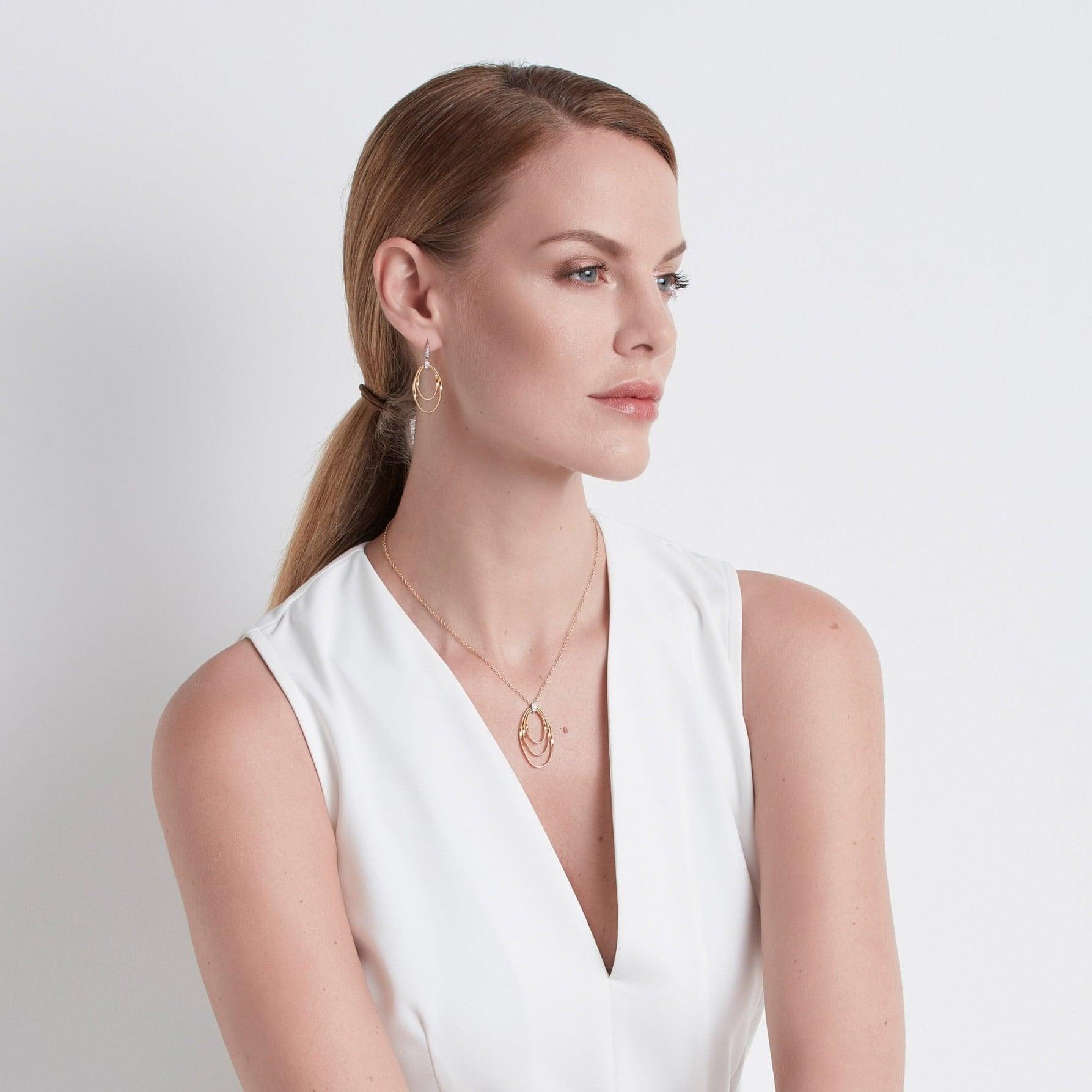 Marco Bicego Marrakech Onde 18k Gold Diamond Necklace - Orsini Jewellers