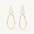 Marco Bicego Marrakech Onde Hook Drop Earrings Diamonds 18k Gold 2 Links - Orsini Jewellers