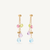 Marco Bicego Paradise 18k Gold Gemstones Earrings 2 Strand - Orsini Jewellers