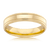 Men's Yellow Gold Wedding Ring with Dual Grooves - Orsini Jewellers