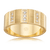 Mens Wide Wedding Ring made of Yellow Gold and Diamonds - Orsini Jewellers